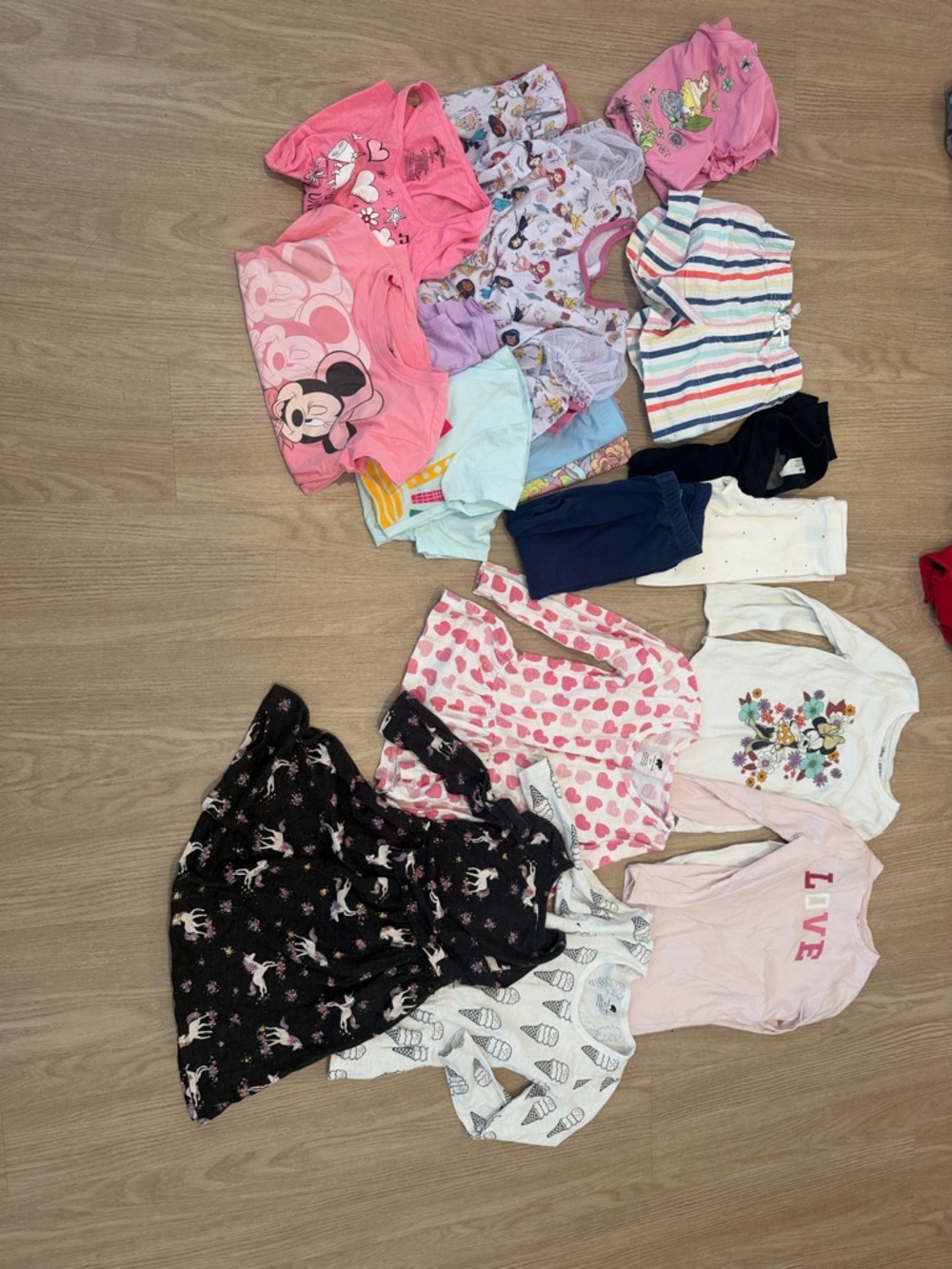 Girls Mixed Tops, pants Bundle -